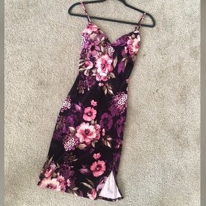 Floral mini dress